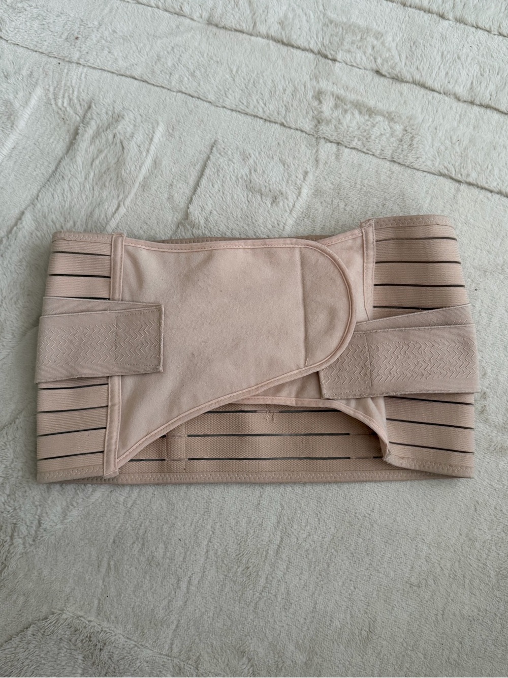Supportive Waist and Back Belt - Nude